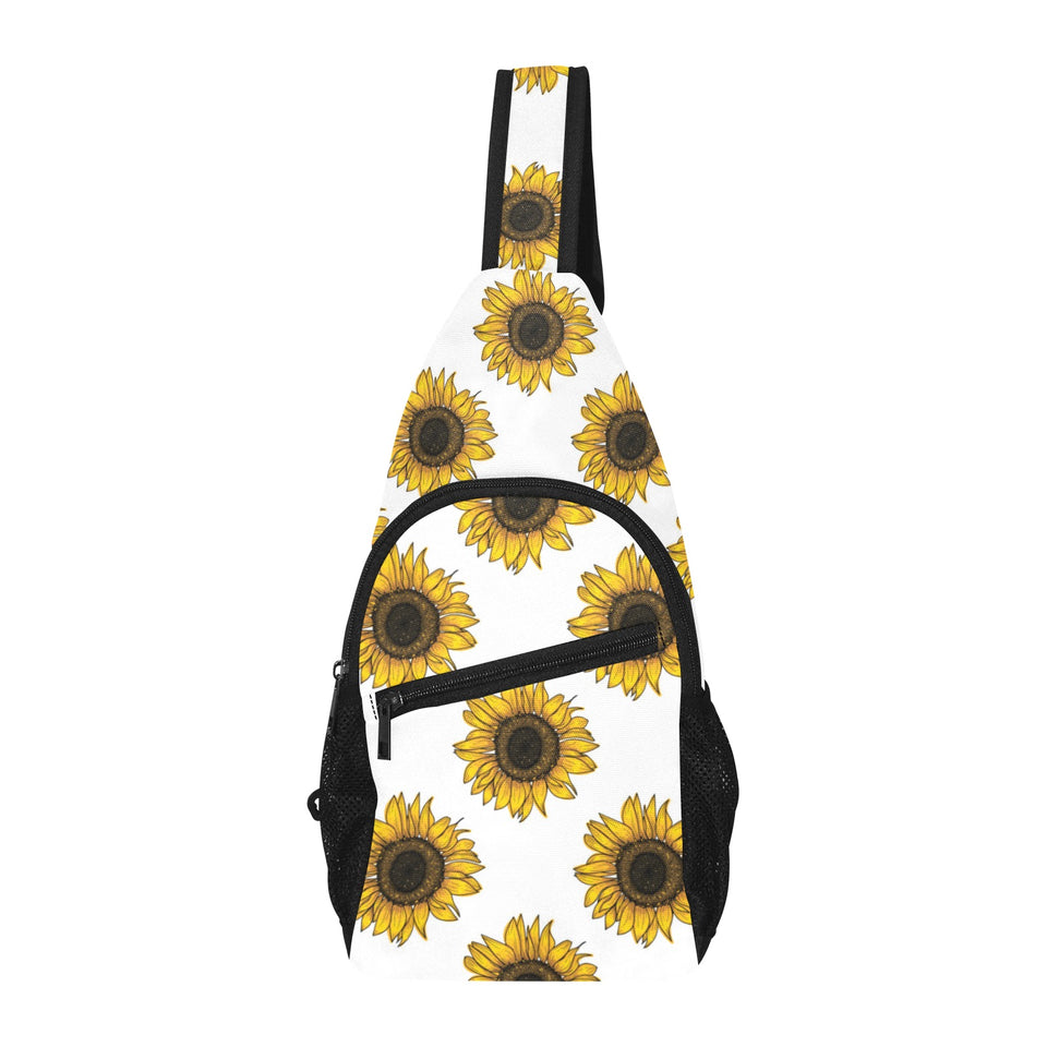 sunflowers design pattern All Over Print Chest Bag