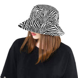 Zebra skin pattern Unisex Bucket Hat