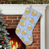 Beer pattern Christmas Stocking