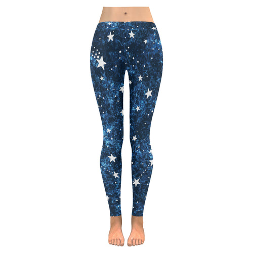 Night sky star pattern Women's Legging Fulfilled In US