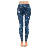 Night sky star pattern Women's Legging Fulfilled In US