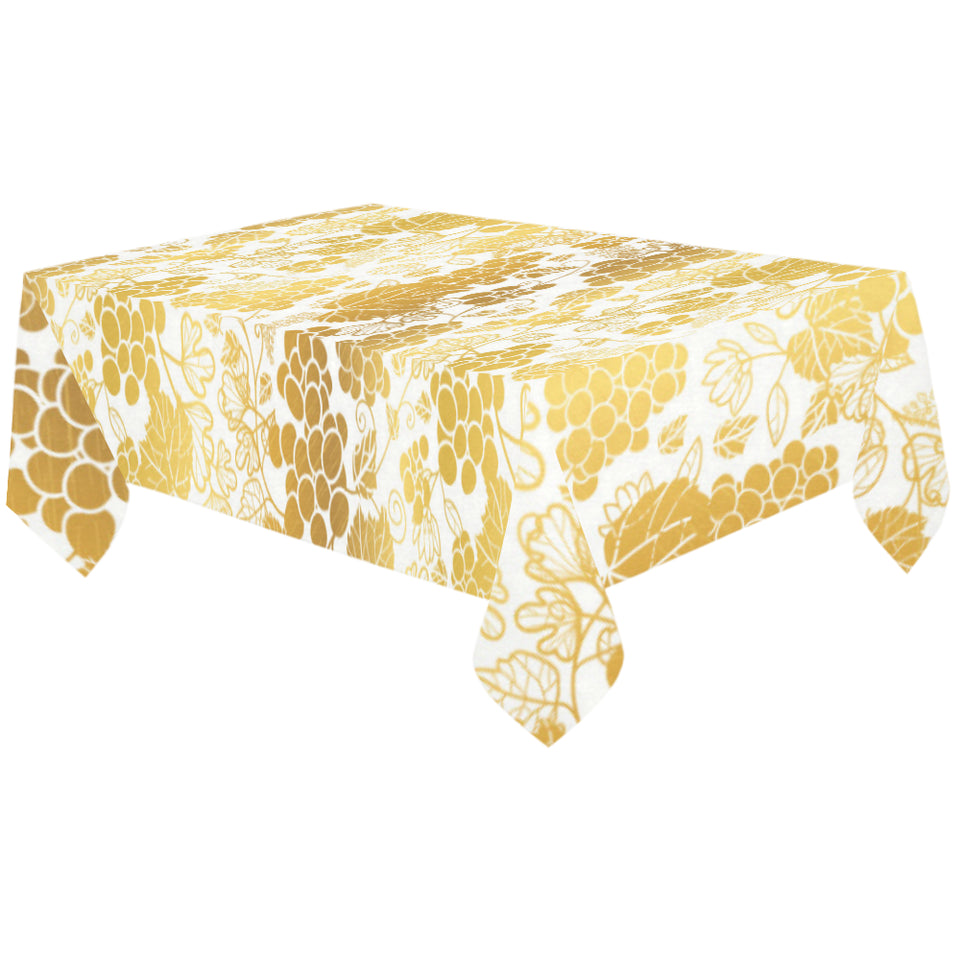 Gold grape pattern Tablecloth