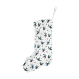 Swallow Pattern Print Design 04 Christmas Stocking