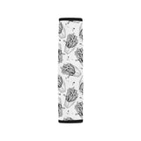 Hand drawn french fries pattern Car Seat Belt Cover