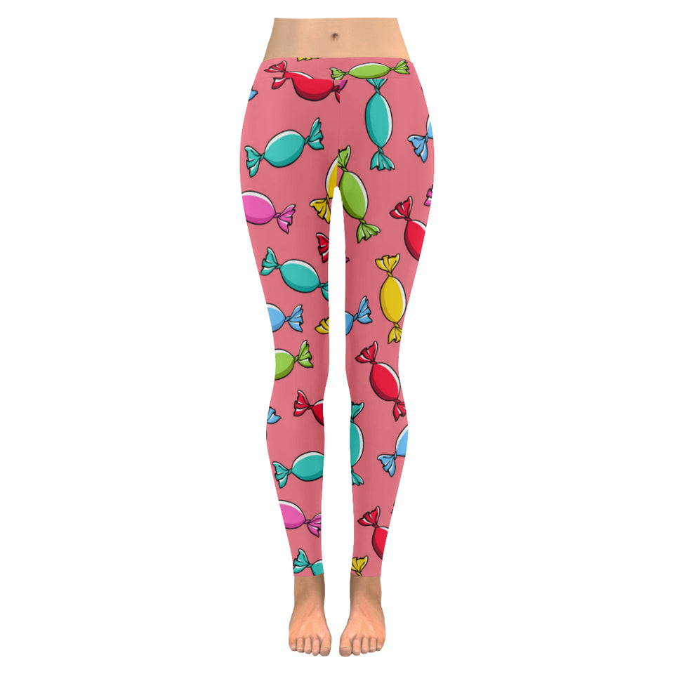 Colorful wrapped candy pattern Women's Legging Fulfilled In US
