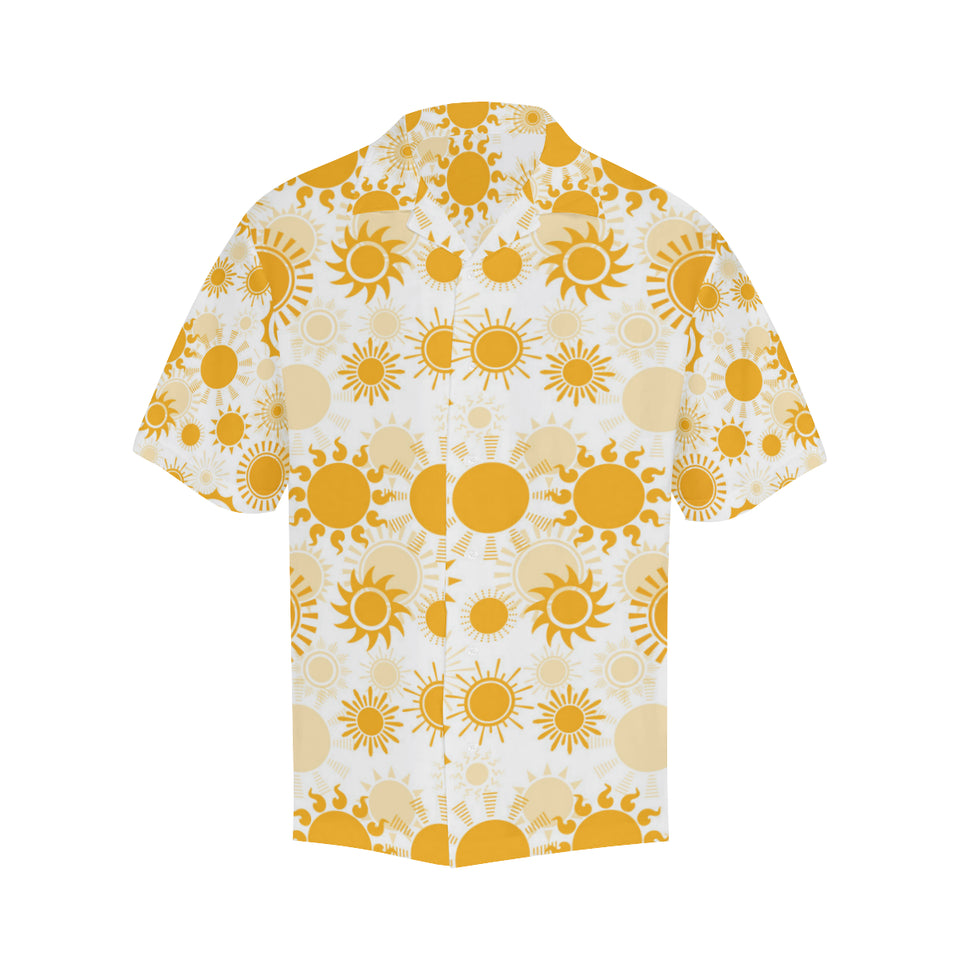 Sun design pattern Men's All Over Print Hawaiian Shirt