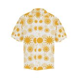 Sun design pattern Men's All Over Print Hawaiian Shirt
