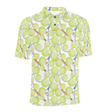Tennis Pattern Print Design 01 Men's All Over Print Polo Shirt