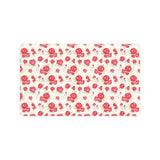 Rose Pattern Print Design 01 Doormat
