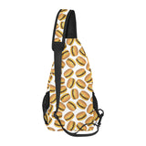Hamburger Pattern Print Design 03 All Over Print Chest Bag
