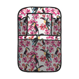 Toucan flower design pattern Car Seat Back Organizer