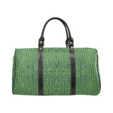 Crocodile Skin Printed Travel Bag