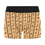 Egypt Hieroglyphics Pattern Print Design 02 Men's All Over Print Boxer Briefs Men's Underwear