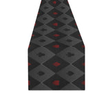 Casino Cards Suits Pattern Print Design 05 Table Runner