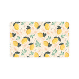 lemon flower leave pattern Doormat