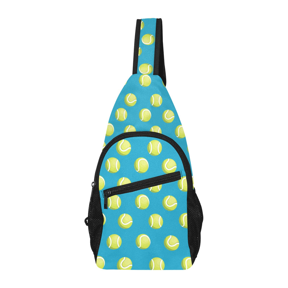Tennis Pattern Print Design 05 All Over Print Chest Bag