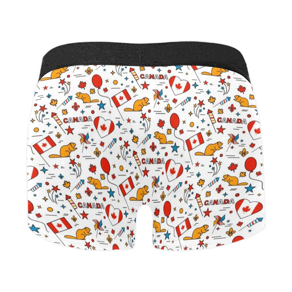 Canada Pattern Print Design 03 Men's All Over Print Boxer Briefs Men's Underwear