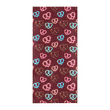 Pretzels Pattern Print Design 05 Beach Towel
