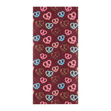 Pretzels Pattern Print Design 05 Beach Towel