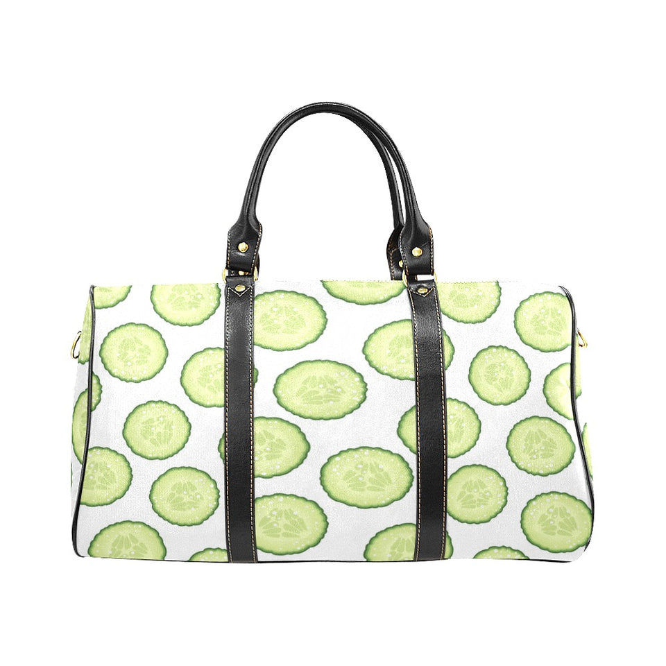 Cucumber slices pattern Travel Bag