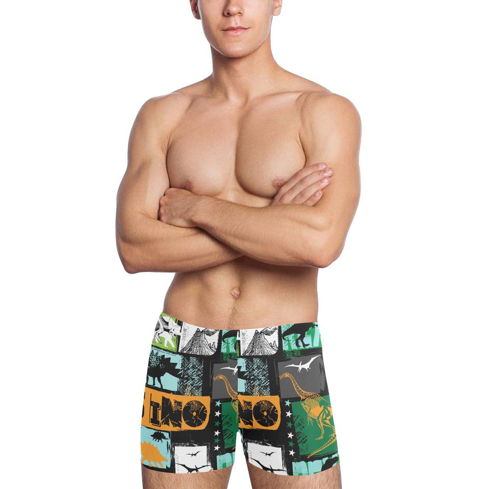 dinosaurs print pattern Men's Swimming Trunks