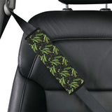 Green Peas Pattern Print Design 02 Car Seat Belt Cover