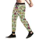 Paassion fruit pattern Unisex Casual Sweatpants