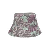 Spider web cobweb design color pattern Unisex Bucket Hat