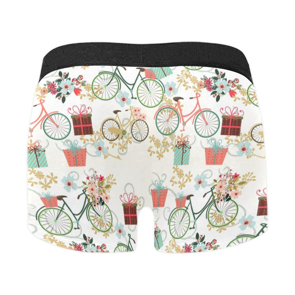 Bicycle Pattern Print Design 05 Men's All Over Print Boxer Briefs Men's Underwear