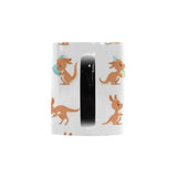 Cute Kangaroo pattern Morphing Mug Heat Changing Mug