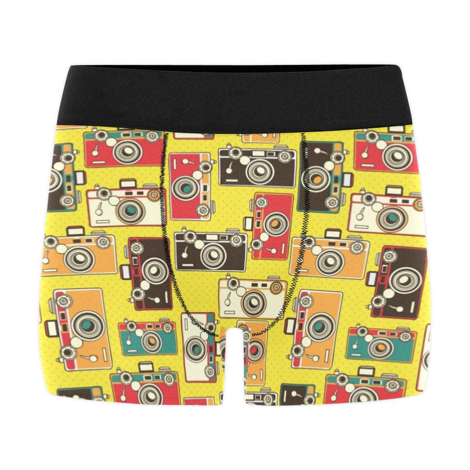 Camera Pattern Print Design 02 Men's All Over Print Boxer Briefs Men's Underwear