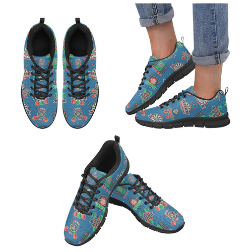 Darts Pattern Print Design 02 Women's Sneaker Shoes