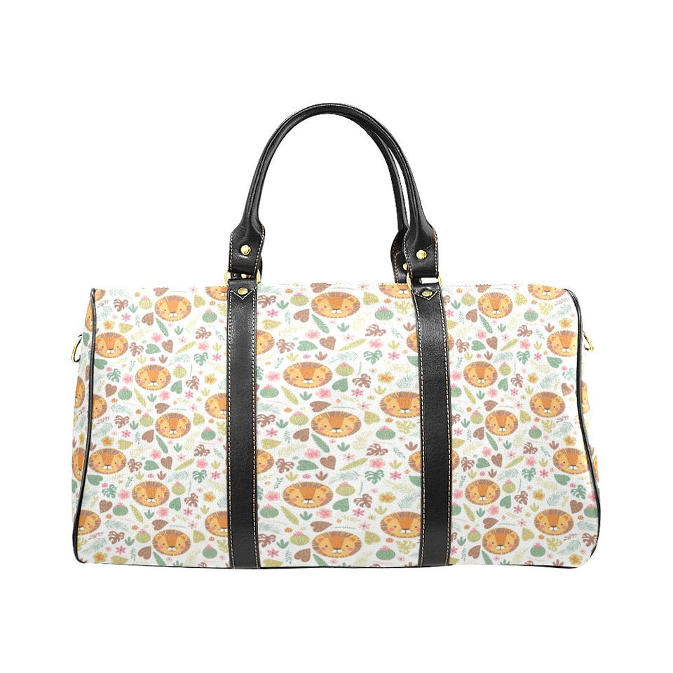 Lion Pattern Print Design 04 Travel Bag