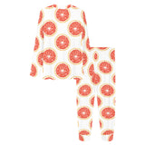 Grapefruit pattern Women's All Over Print Pajama Set