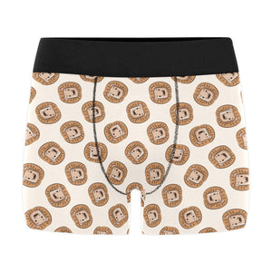 Lion Pattern Print Design 01 Men's All Over Print Boxer Briefs Men's Underwear