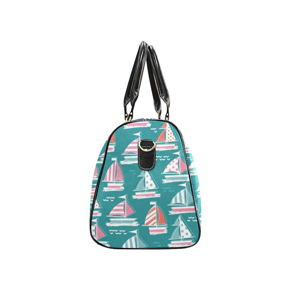Cute sailboat pattern Travel Bag
