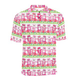 Teddy Bear Pattern Print Design 04 Men's All Over Print Polo Shirt