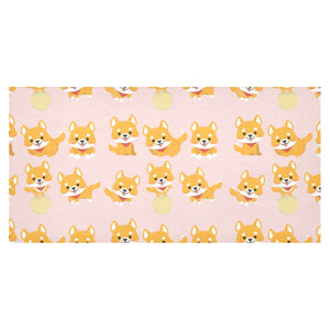 Cute shiba inu dog pattern Tablecloth
