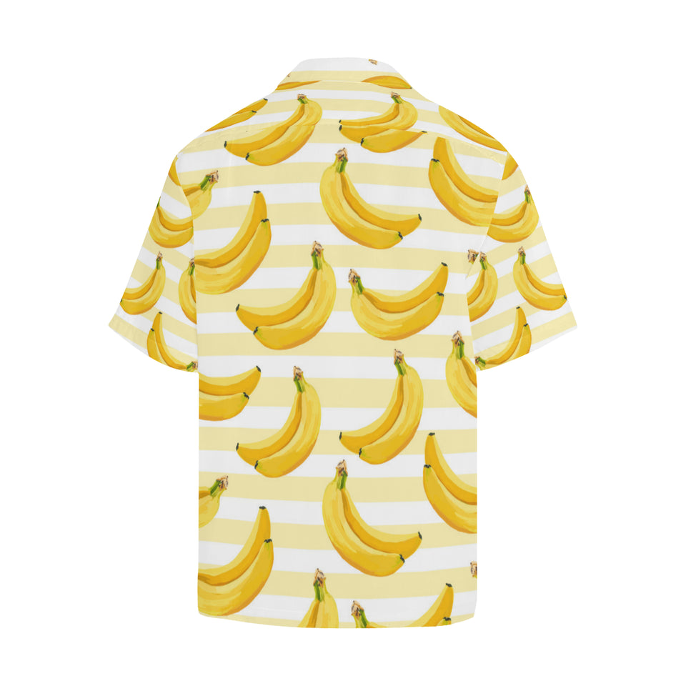 Banana pattern blackground Men's All Over Print Hawaiian Shirt
