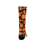 Halloween Pumpkin pattern Crew Socks