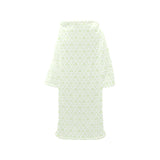 Cucumber pattern background Blanket Robe with Sleeves