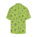 Slices of Lime design pattern Men's All Over Print Hawaiian Shirt