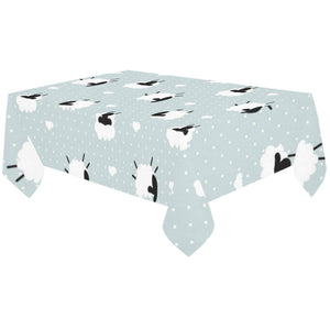 Sheep polka dot cloud pattern Tablecloth