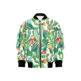 Cactus design pattern copy Kids' Boys' Girls' Bomber Jacket