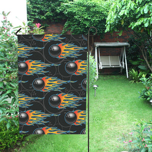 Bowling balls flame pattern House Flag Garden Flag