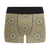 arabic star gold pattern Men's All Over Print Boxer Briefs Men's Underwear