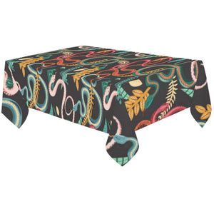 Colorful snake plant pattern Tablecloth