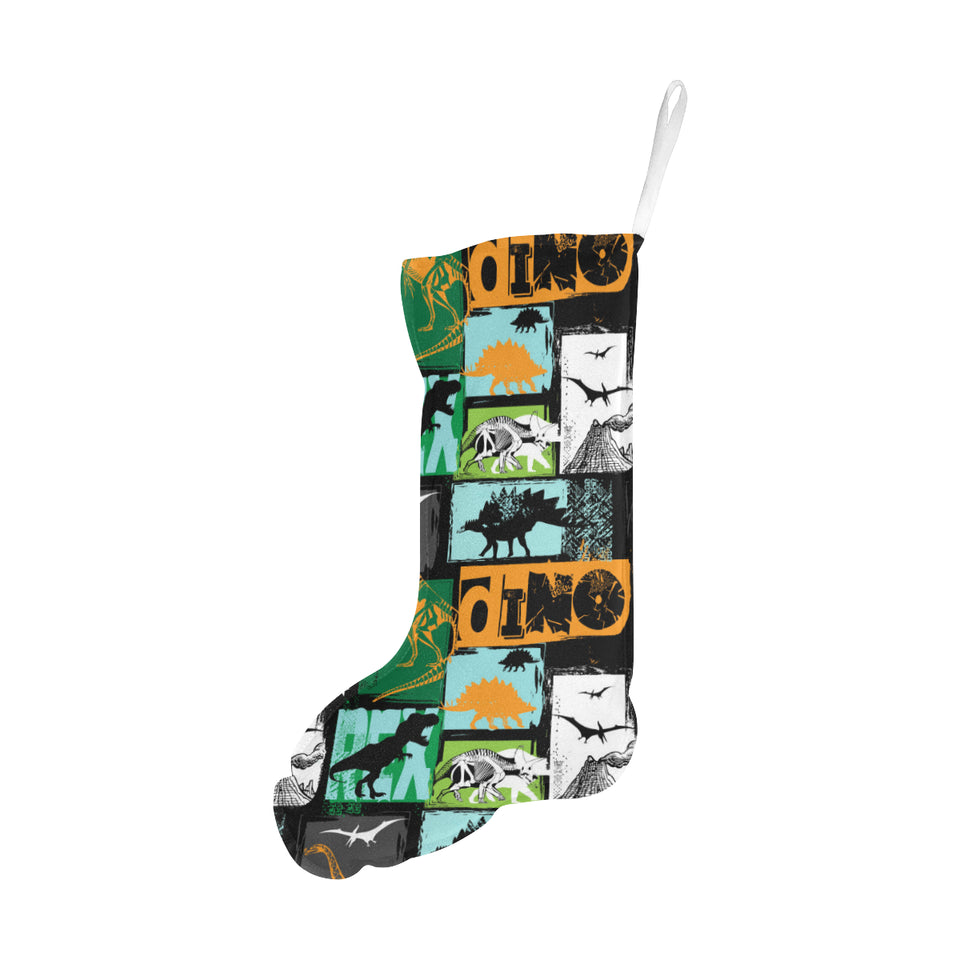 dinosaurs print pattern Christmas Stocking
