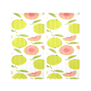 Guava pattern Gauze Curtain