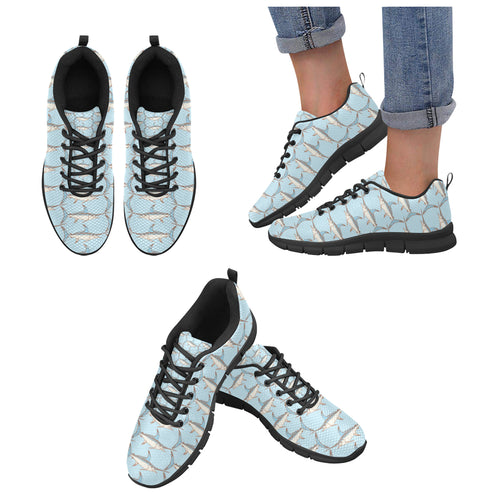 Swordfish Pattern Print Design 01 Women's Sneaker Shoes